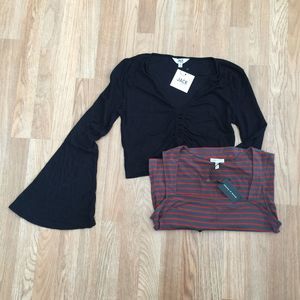 Lot of 2 Women`s Tops Size M